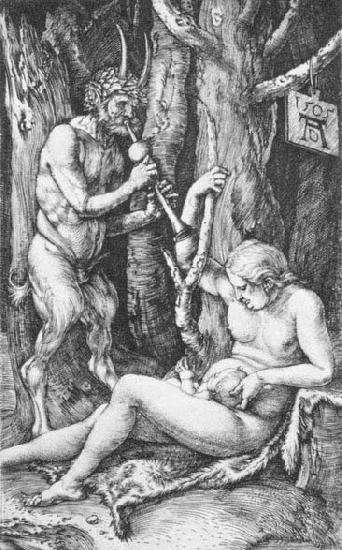 Albrecht Durer Satyr Family Sweden oil painting art